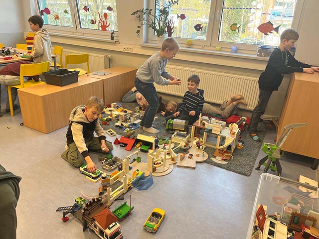 Spielen im Gruppenraum